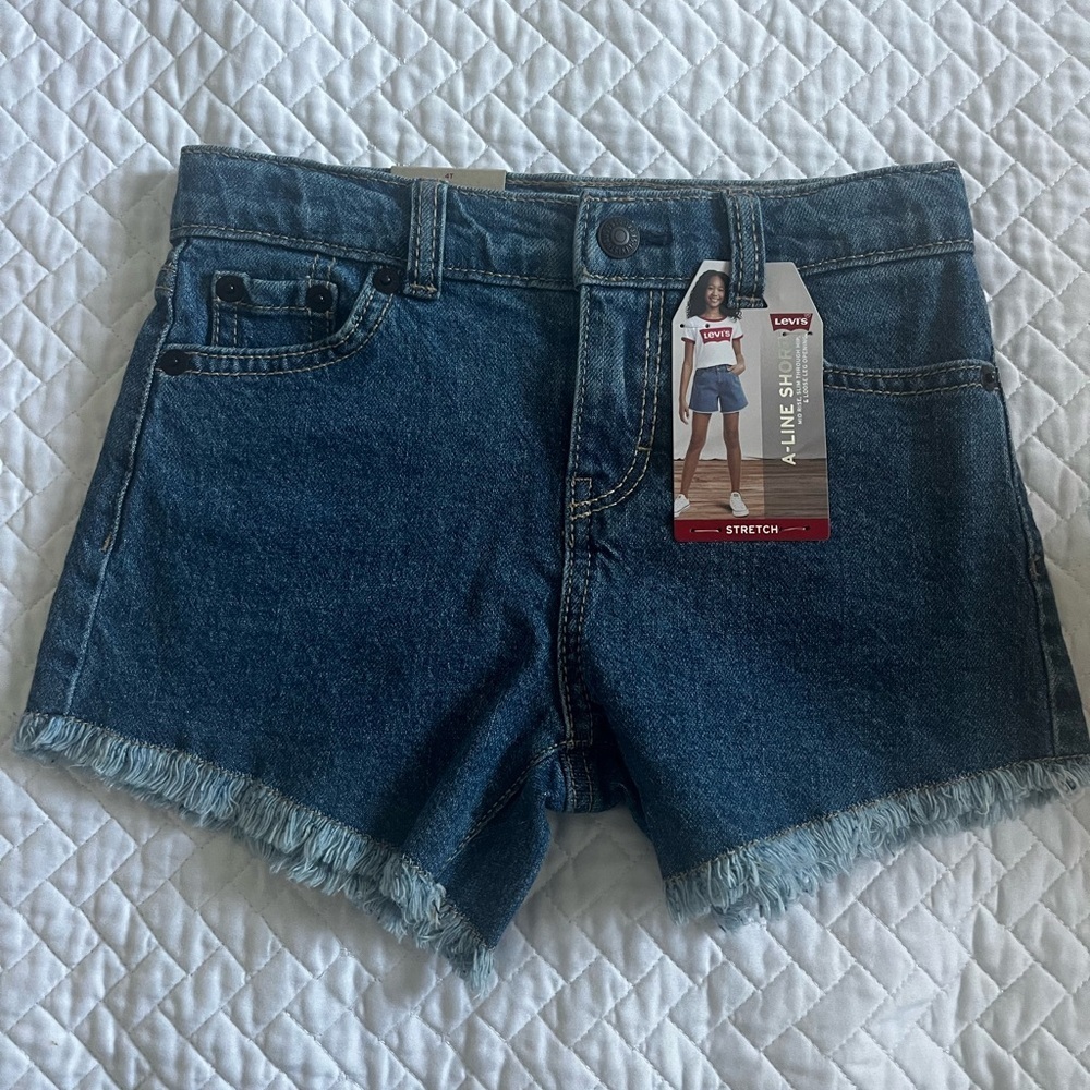 Levi's Blue Jean Shorts Classic Cut-Off Style